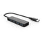 NÖRDIC USB C 3.1 4port 5Gbps hub 17cm cable black