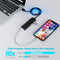 NÖRDIC USB C 3.1 4port 5Gbps hub 17cm cable black