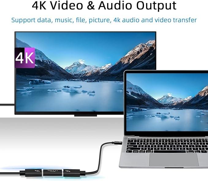 NÖRDIC USB C 3.1 Gender Changer female to female USB Type C 3.1 adapter