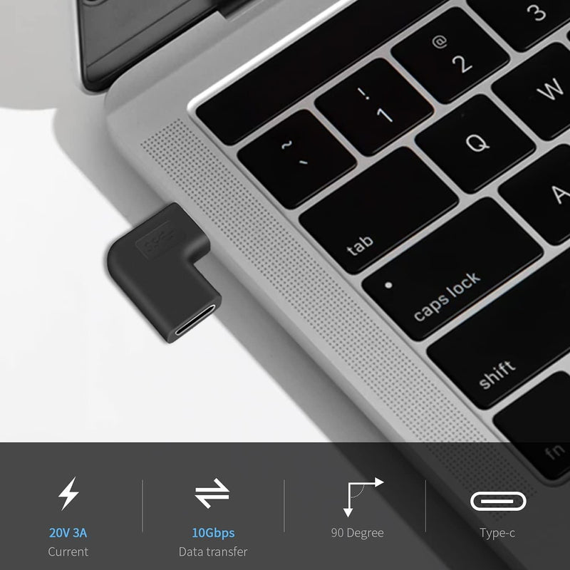 NÖRDIC USB C 3.1 Angled adapter male to female