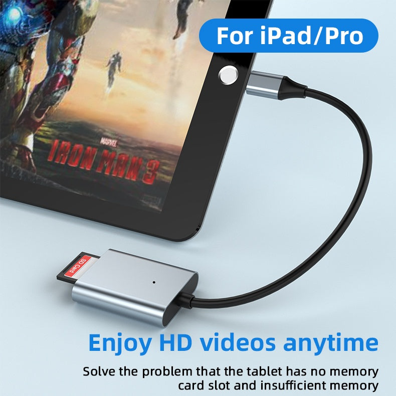 NÖRDIC USB-C 3.2 10Gbps Card Reader SD Express 7.1 UHS-I NVME PCI-e 3.1