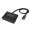 NÖRDIC USB-C 2 to 1 Switch &amp; 1 to 2 Splitter, 8K/60Hz 4K/144Hz 100WPD 10Gbps Data+Video+PD