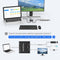 NÖRDIC USB-C 2 to 1 Switch &amp; 1 to 2 Splitter, 8K/60Hz 4K/144Hz 100WPD 10Gbps Data+Video+PD