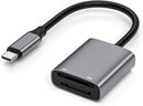NÖRDIC USB-C Card Reader 2 Slot SD, MS UHS-I