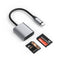 NÖRDIC USB-C Card Reader 2 Slot SD, MS UHS-I