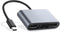 NÖRDIC USB-C Card Reader 2 Slot SD, MicroSD, 1xUSB-A UHS-I