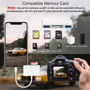 NÖRDIC USB-C Card Reader 2 Slot SD, MicroSD, 3xUSB-A, 1xUSB-C Charging 30W UHS-I