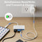 NÖRDIC USB-C Card Reader 2 Slot SD, MicroSD, 3xUSB-A, 1xUSB-C Charging 30W UHS-I