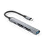 NÖRDIC USB-C Card Reader 4 Slot SD, MicroSD, MS, M2 1xUSB-C 1xUSB-A UHS-I