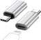 NÖRDIC USBC C male to Lightning female (Non MFI) adapter silver
