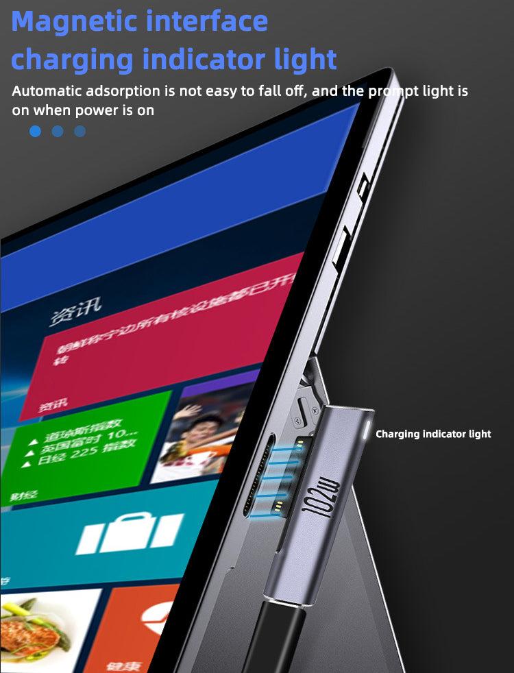 NÖRDIC USB-C Charging adapter for Microsoft Surface 15V 6.8A 102W