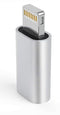 NÖRDIC USBC C female to Lightning ha (Non MFI) adapter silver