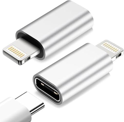 NÖRDIC USBC C female to Lightning ha (Non MFI) adapter silver