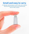 NÖRDIC USBC C female to Lightning ha (Non MFI) adapter silver