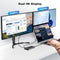 NÖRDIC USB-C Docking Station 1 to 10 with 2xHDMI 4K60Hz 1xPD100W 1xRJ45 GigaLan 1xSD/MicroSD 2xUSB-A 1xUSB-C 1xAudio support MacBook M1, M2, M3, and M4