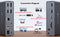 NÖRDIC USB-C Docking Station with KVM Switch 2 PCs 2 Monitors 4K120Hz DP Gigabit Ethernet, Card Reader, 4xUSB-A and USB-C