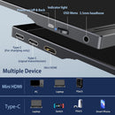 NÖRDIC USB-C & HDMI Portable LCD monitor 15.6" 1920x1080p 60Hz