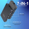 NÖRDIC USB-C Hub 7 ports 3xUSB-C 3.2 10G 3xUSB-A 3.1 5G 1xUSB-C PD100W