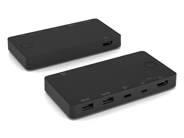 NÖRDIC KVM switch 2 to 1 USB-C &amp; HDMI 4K60Hz 2xUSB-A