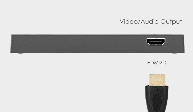 NÖRDIC KVM switch 2 to 1 USB-C &amp; HDMI 4K60Hz 2xUSB-A