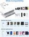 NÖRDIC USB-C/Lightning Card Reader 5 Slot CF, SD, MicroSD, MS, XD 1xUSB-A 1xUSB-C UHS-I