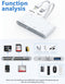 NÖRDIC USB-C/Lightning Card Reader 5 Slot CF, SD, MicroSD, MS, XD 1xUSB-A 1xUSB-C UHS-I