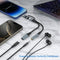 NÖRDIC USB-C+Lightning to Audio 3.5mm PD60W USB-C 15cm