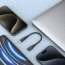 NÖRDIC USB-C Male to Lightning Female Adapter 15 cm