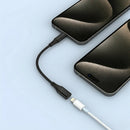 NÖRDIC USB-C Male to Lightning Female Adapter 15 cm