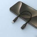 NÖRDIC USB-C Male to Lightning Female Adapter 15 cm
