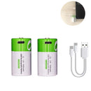 NÖRDIC USB-C Rechargeable Batteries 2-pack C/LR14