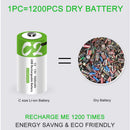 NÖRDIC USB-C Rechargeable Batteries 2-pack C/LR14