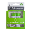 NÖRDIC USB-C Rechargeable Batteries 2-pack C/LR14