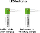 NÖRDIC USB-C Rechargeable Batteries 4-pack AAA/LR03