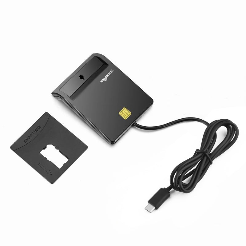 NÖRDIC USB-C Smart card and SIM card reader ISO7816 ID card EMV Credit card