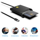NÖRDIC USB-C Smart card and SIM card reader ISO7816 ID card EMV Credit card