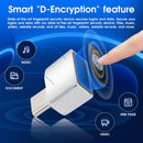 NÖRDIC USB-C Windows Hello Fingerprint Reader for Windows 11/10, Security Device for Login on PC and Laptop, Fast and Secure Lock