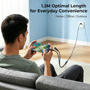 NÖRDIC USB-C Y Cable PD 140W Fast Charging with 1 to 2 USB C Splitter 1.2m