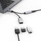 NÖRDIC USB-C hub 2 ports 1x USB-A 2.0 1x USB-C PD 3.0 60W