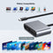 NÖRDIC USB-C Kortläsare 2 Slot SD, MicroSD, 1xUSB-A UHS-I