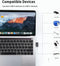 NÖRDIC USB-C male to USB-A female angled adapter 90 degrees