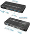 NÖRDIC HDMI 2.1 8K60Hz KVM switch 2 to 1 HDCP2.3 HDR10 with 4xUSB-A output