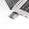 NÖRDIC USB C to Mini Displayport adapter 8K at 60Hz Support for 3D and HDCP 1.4 and 2.2 10cm Aluminum Space Grey