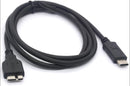 NÖRDIC USB-C to USB Micro-B cable 1m, 3.2 Gen 1 for external hard drive