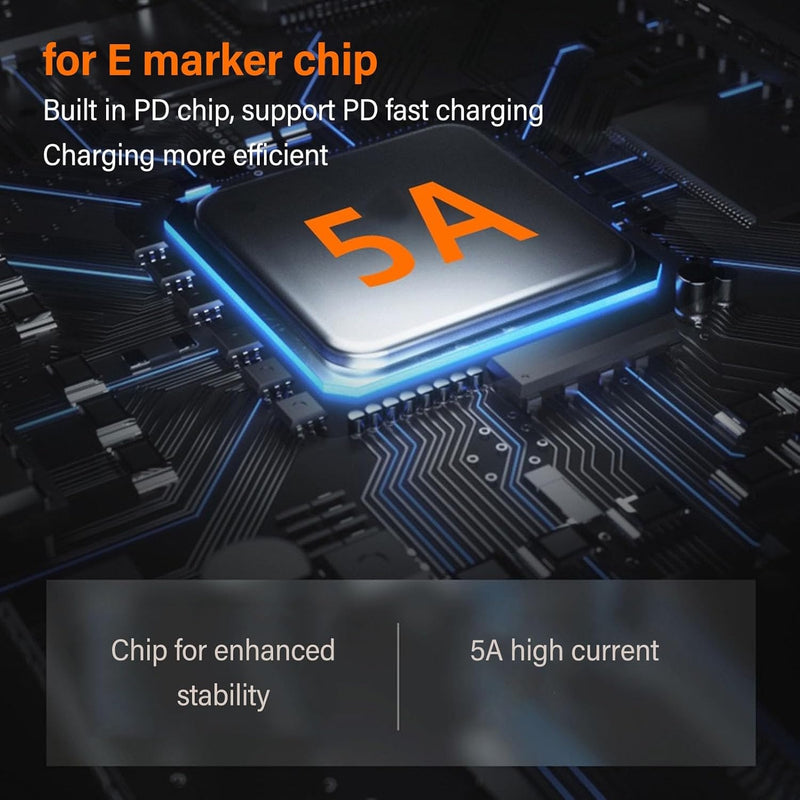 NÖRDIC USB-C to DC 4.5x3.0mm adapter 100W 12-20V for HP laptops