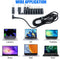 NÖRDIC USB‑C to DC‑power cable with 10 adapters 1.8m