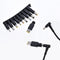 NÖRDIC USB‑C to DC‑power cable with 10 adapters 1.8m