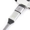 NÖRDIC USB C to DisplayPort adapter 8K in 60Hz 32,4Gbps 3D support and HDCP 1.4 and 2.2 Aluminum Space Gray