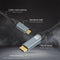 NÖRDIC USBC to HDMI 4K 60Hz 1m nylon braided cable space gray support HDCP1.4 and 2.2 Pure copper 99.99%