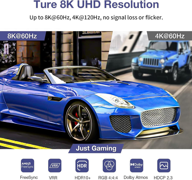 NÖRDIC USB-C to HDMI 8K60Hz adapter